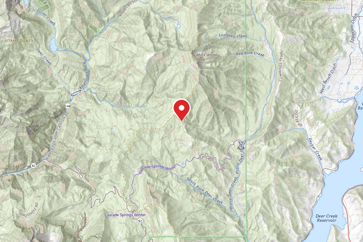 Dispersed Site near 40.4703, -111.5844