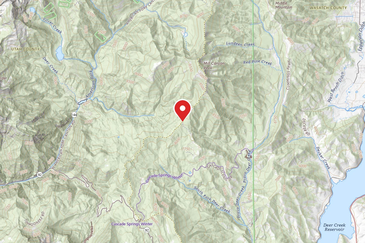Dispersed Site near 40.4738, -111.5879