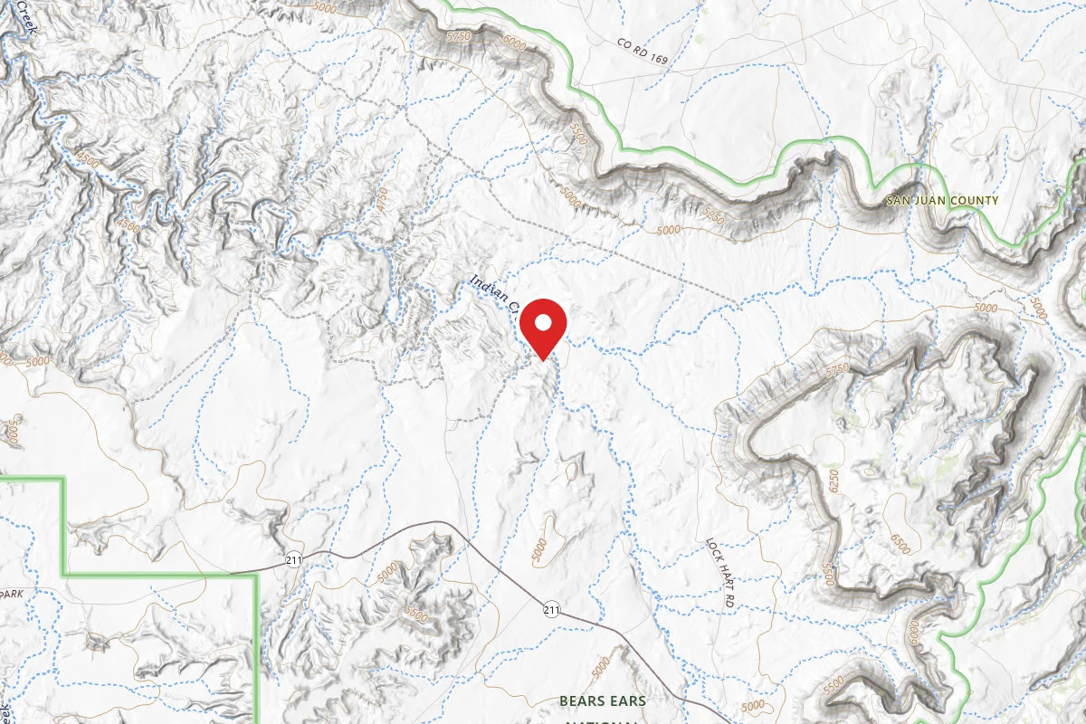 Dispersed Site near 38.2022, -109.6522
