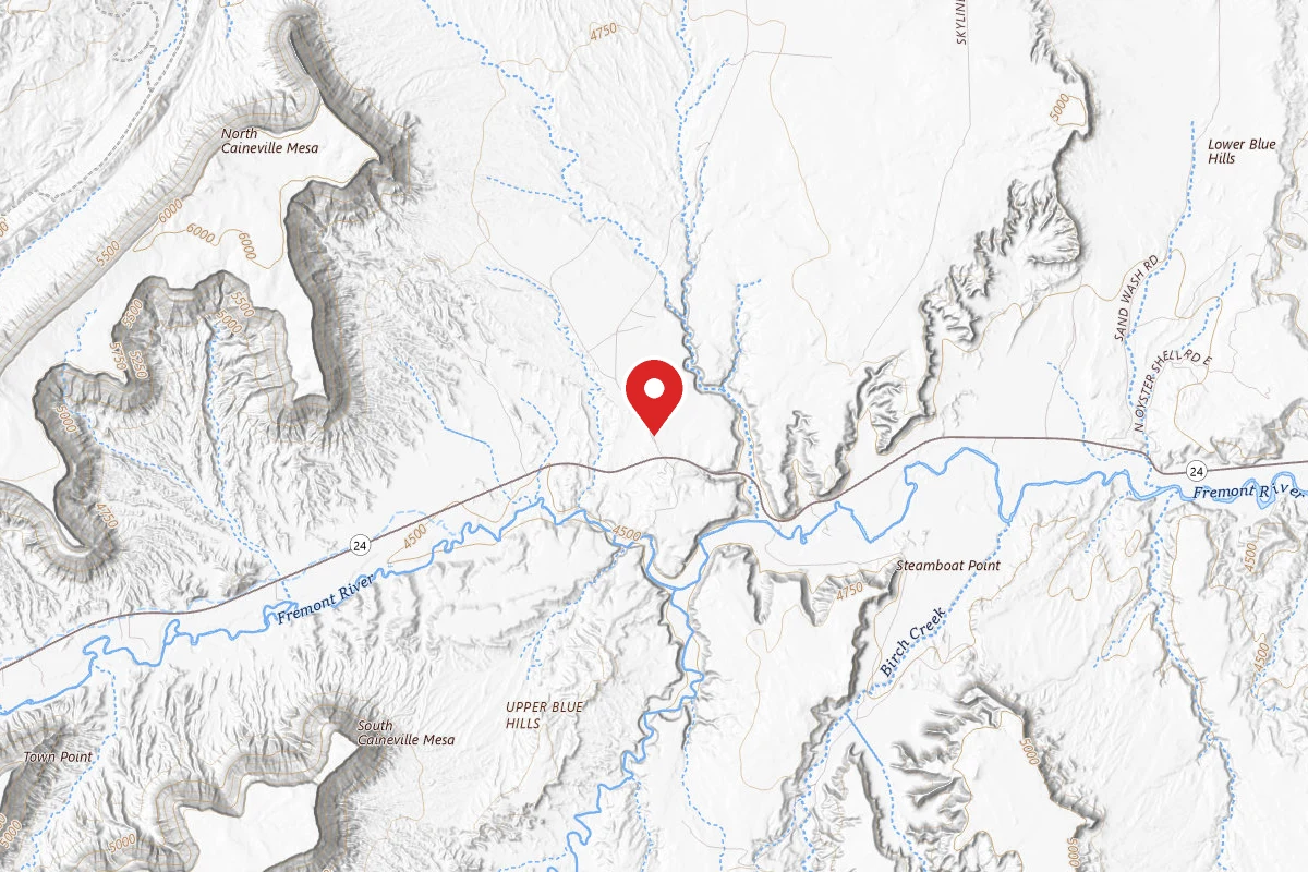 Dispersed Site near 38.3696, -110.8938