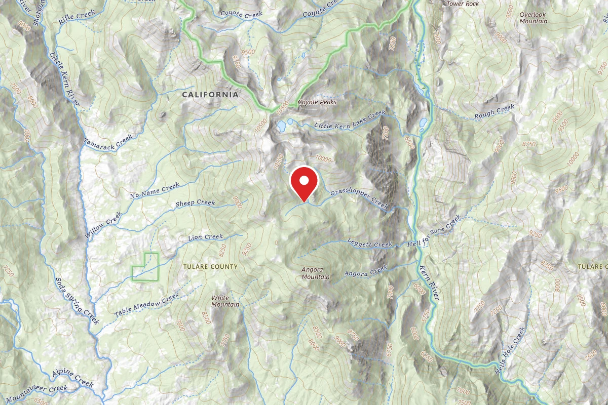 Dispersed Site near 36.2857, -118.4449