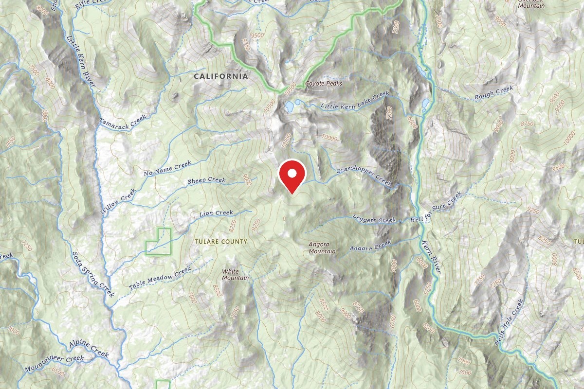 Dispersed Site near 36.2814, -118.4515