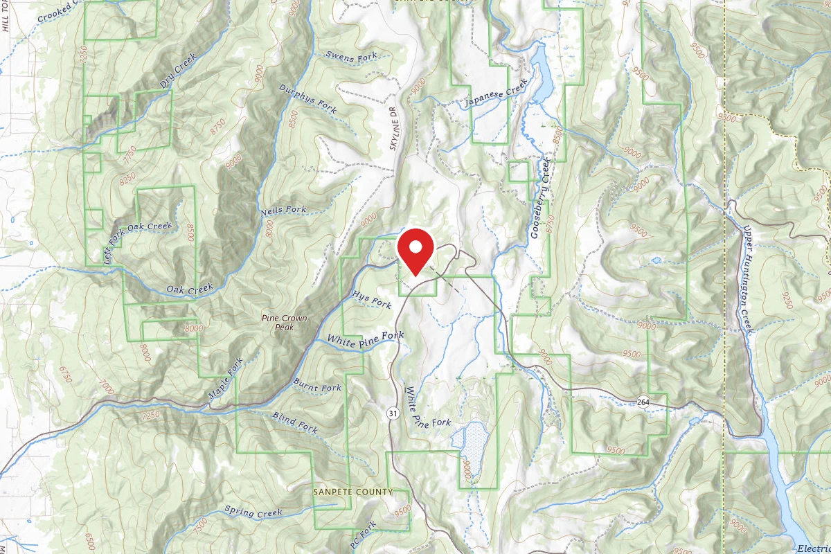 Dispersed Site near 39.6727, -111.3241