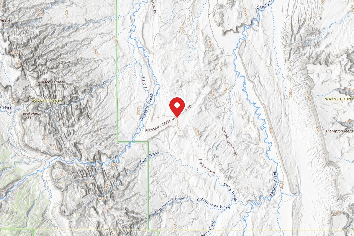 Dispersed Site near 38.2036, -111.1034