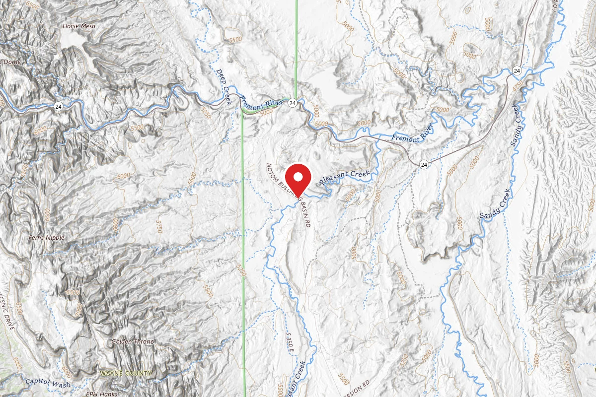 Dispersed Site near 38.2590, -111.1197