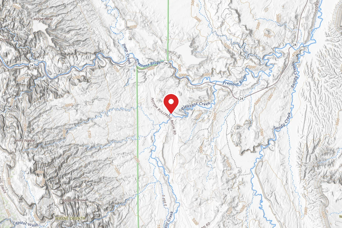 Dispersed Site near 38.2608, -111.1184