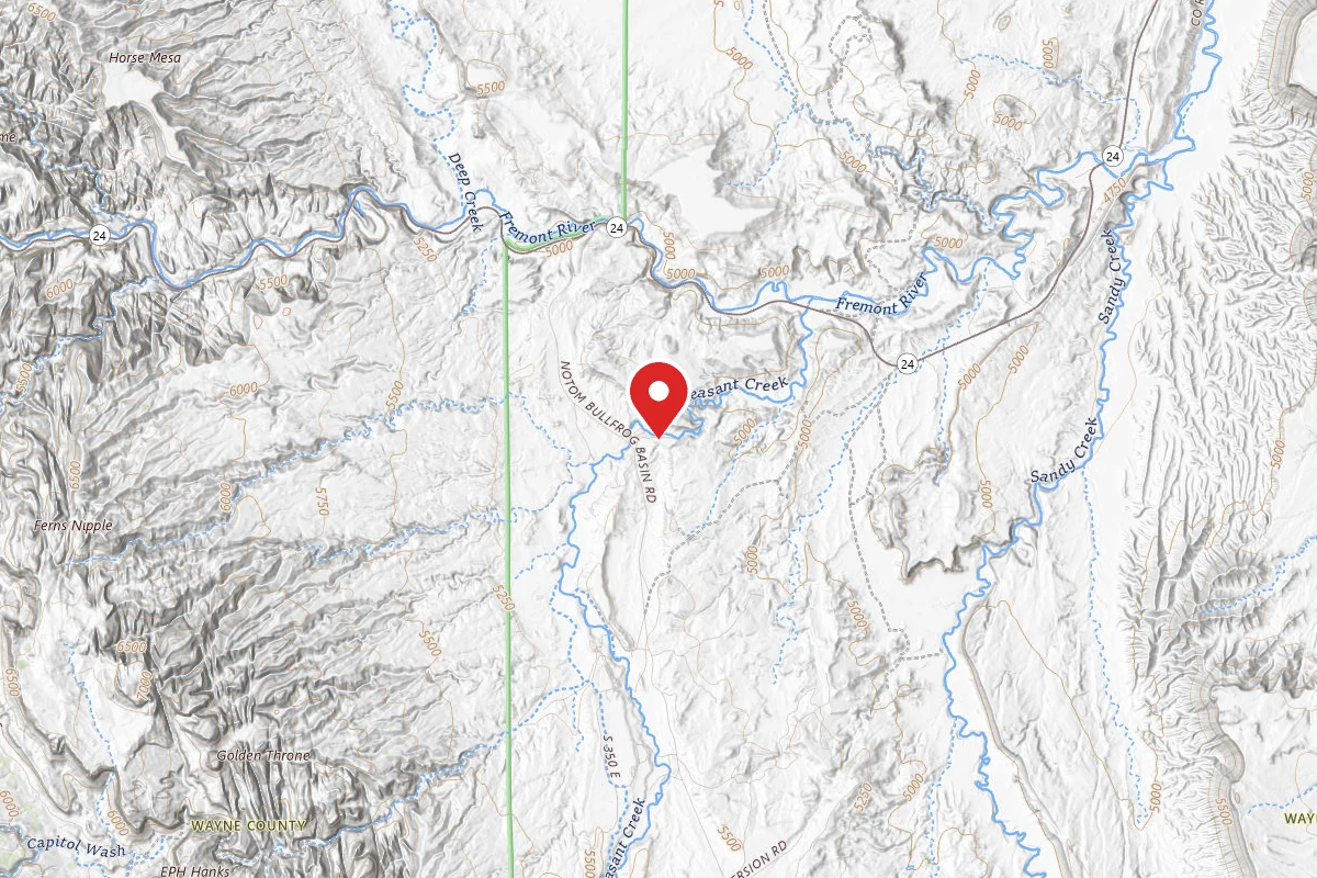 Dispersed Site near 38.2590, -111.1151