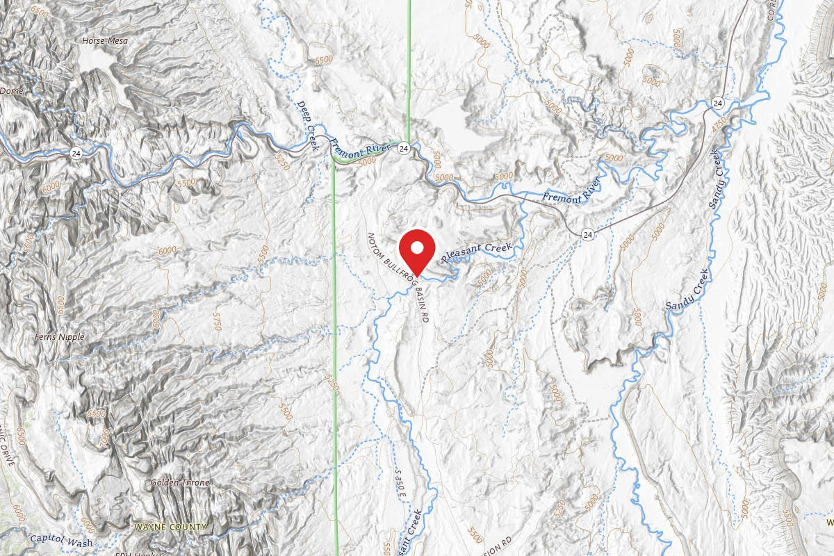 Dispersed Site near 38.2597, -111.1183