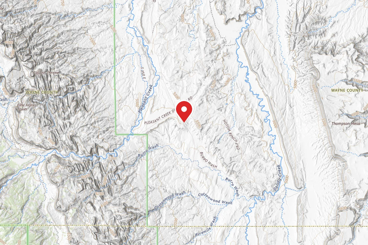 Dispersed Site near 38.1982, -111.0997