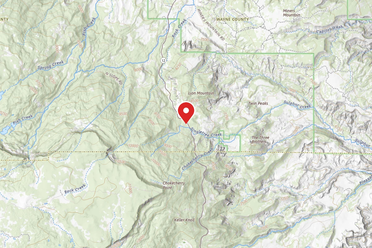 Dispersed Site near 38.1659, -111.3380