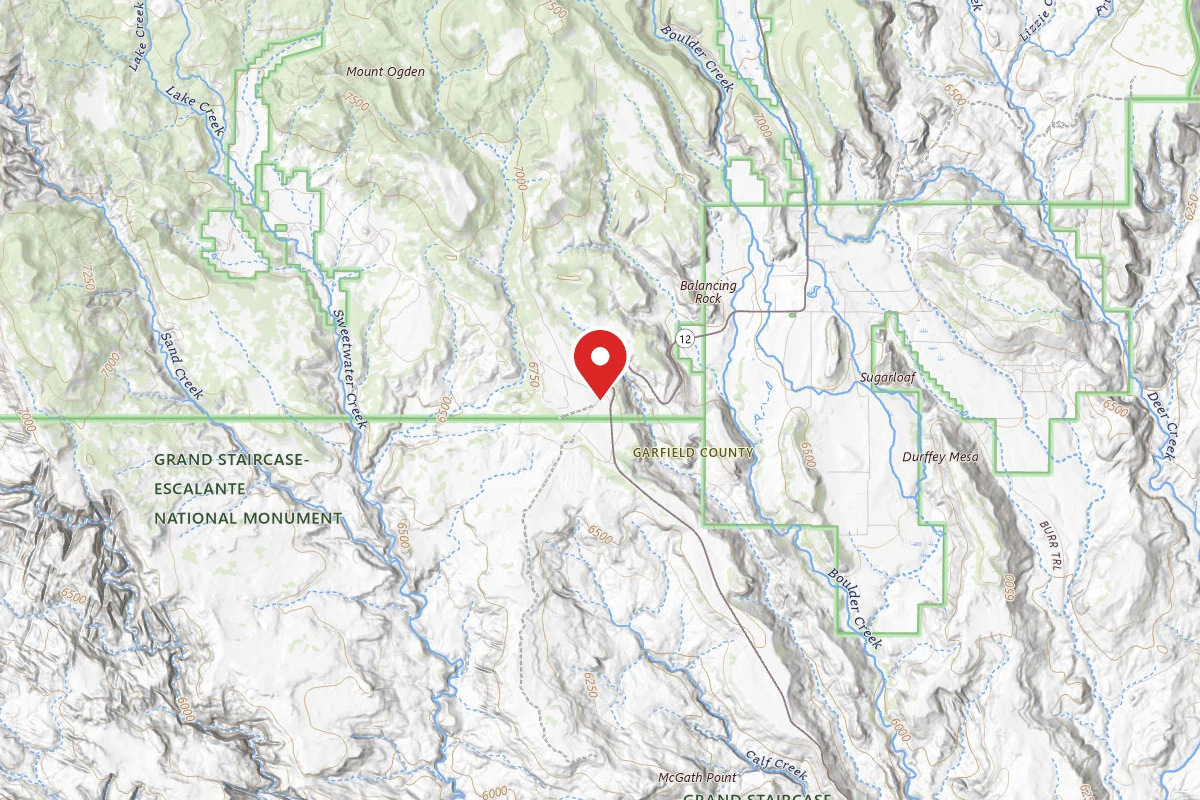 Dispersed Site near 37.8890, -111.4600