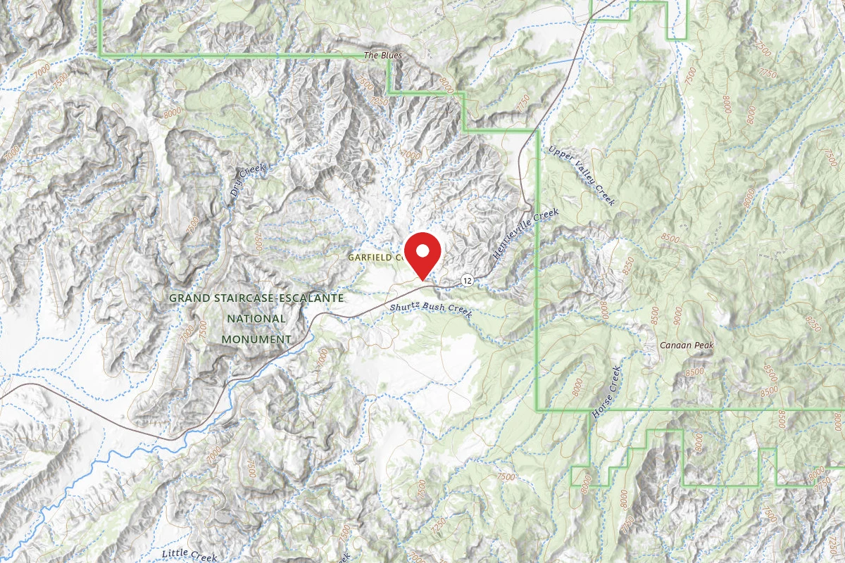 Dispersed Site near 37.6227, -111.8687