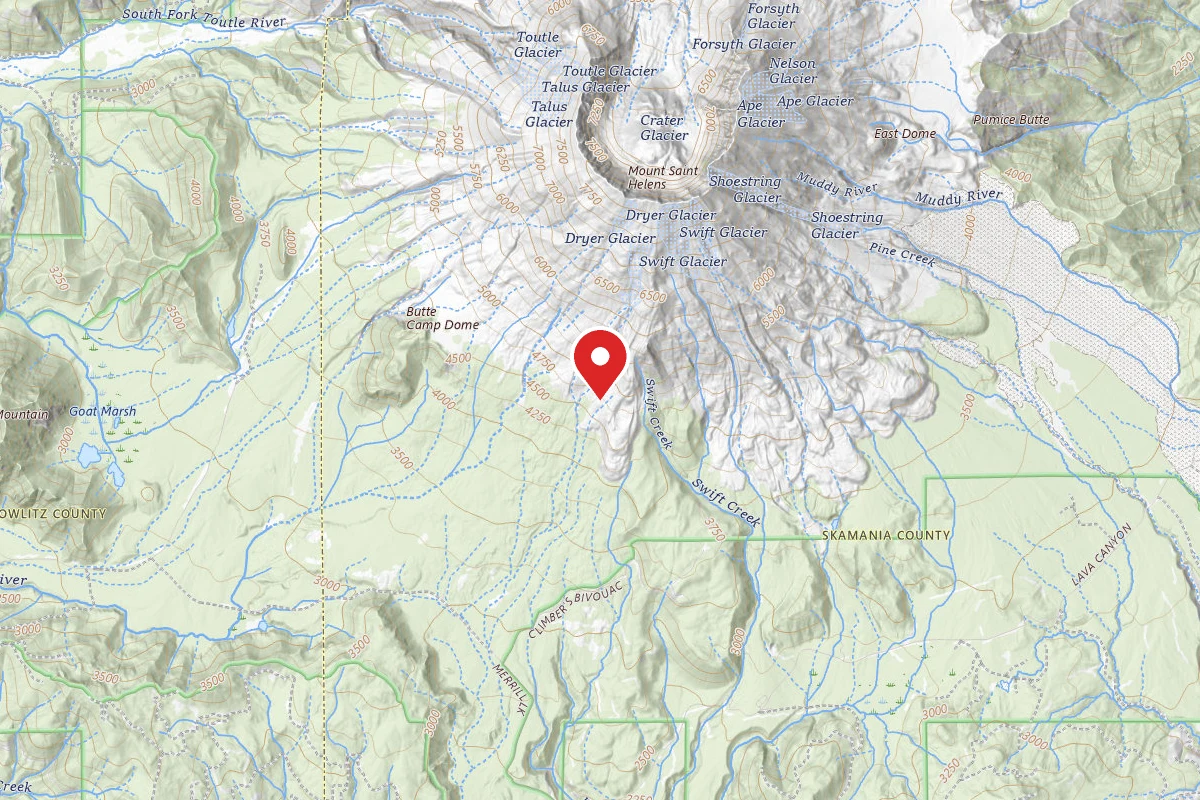Dispersed Site near 46.1664, -122.1988