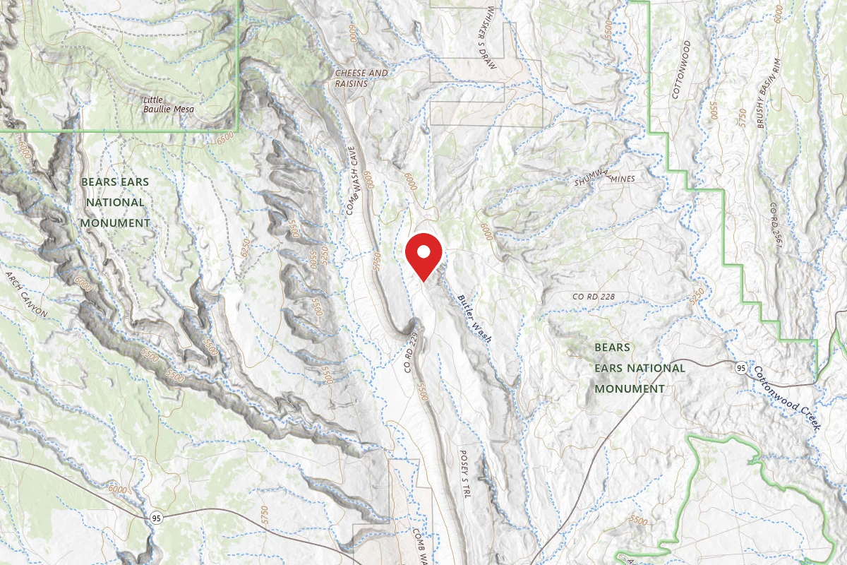 Dispersed Site near 37.5778, -109.6577