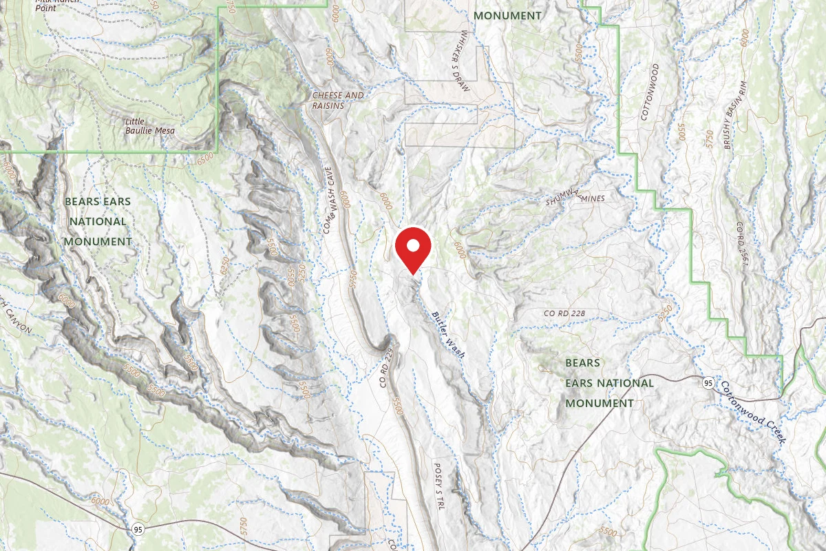 Dispersed Site near 37.5826, -109.6541