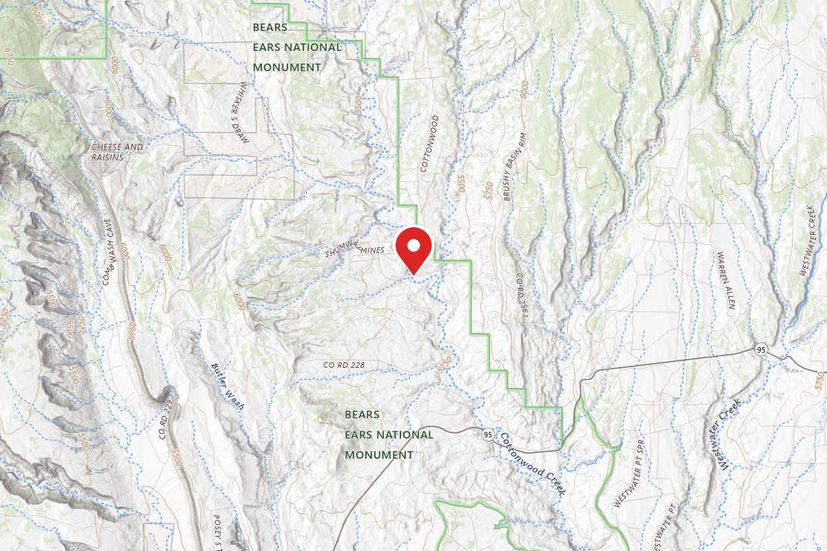 Dispersed Site near 37.5928, -109.5989