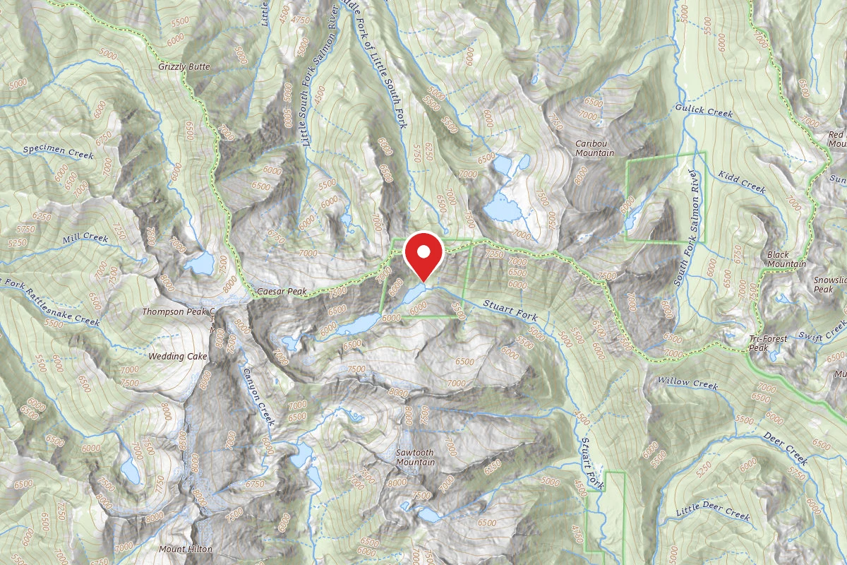 Dispersed Site near 41.0067, -122.9961