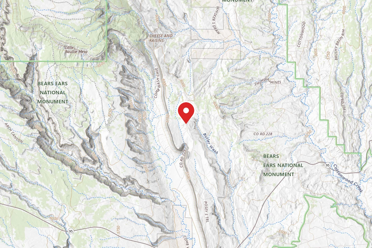 Dispersed Site near 37.5794, -109.6588