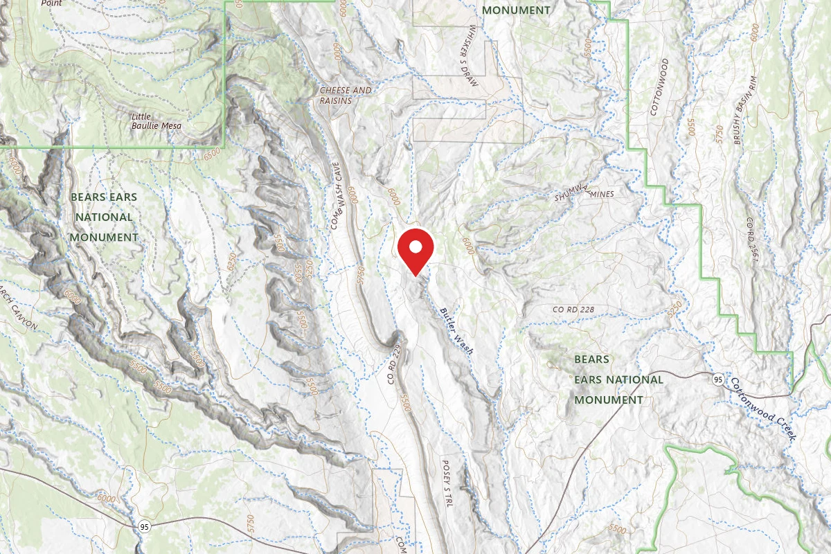 Dispersed Site near 37.5814, -109.6553