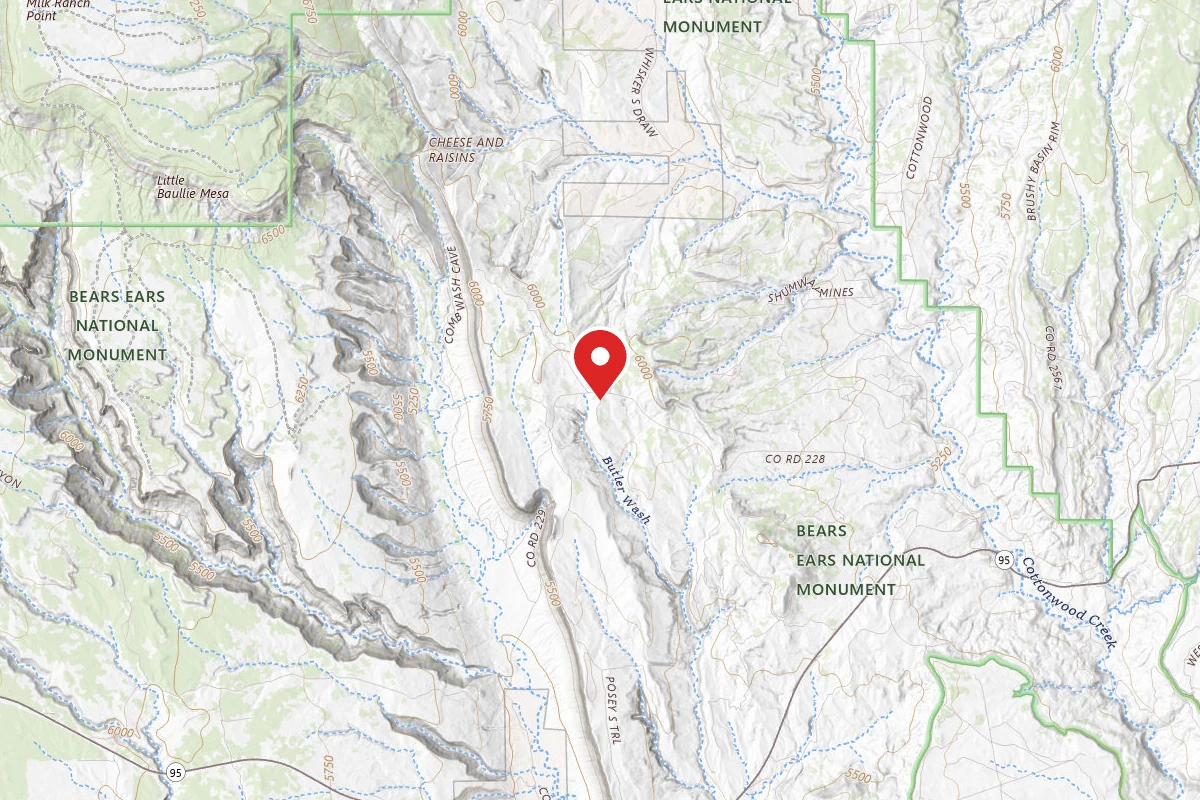 Dispersed Site near 37.5831, -109.6497