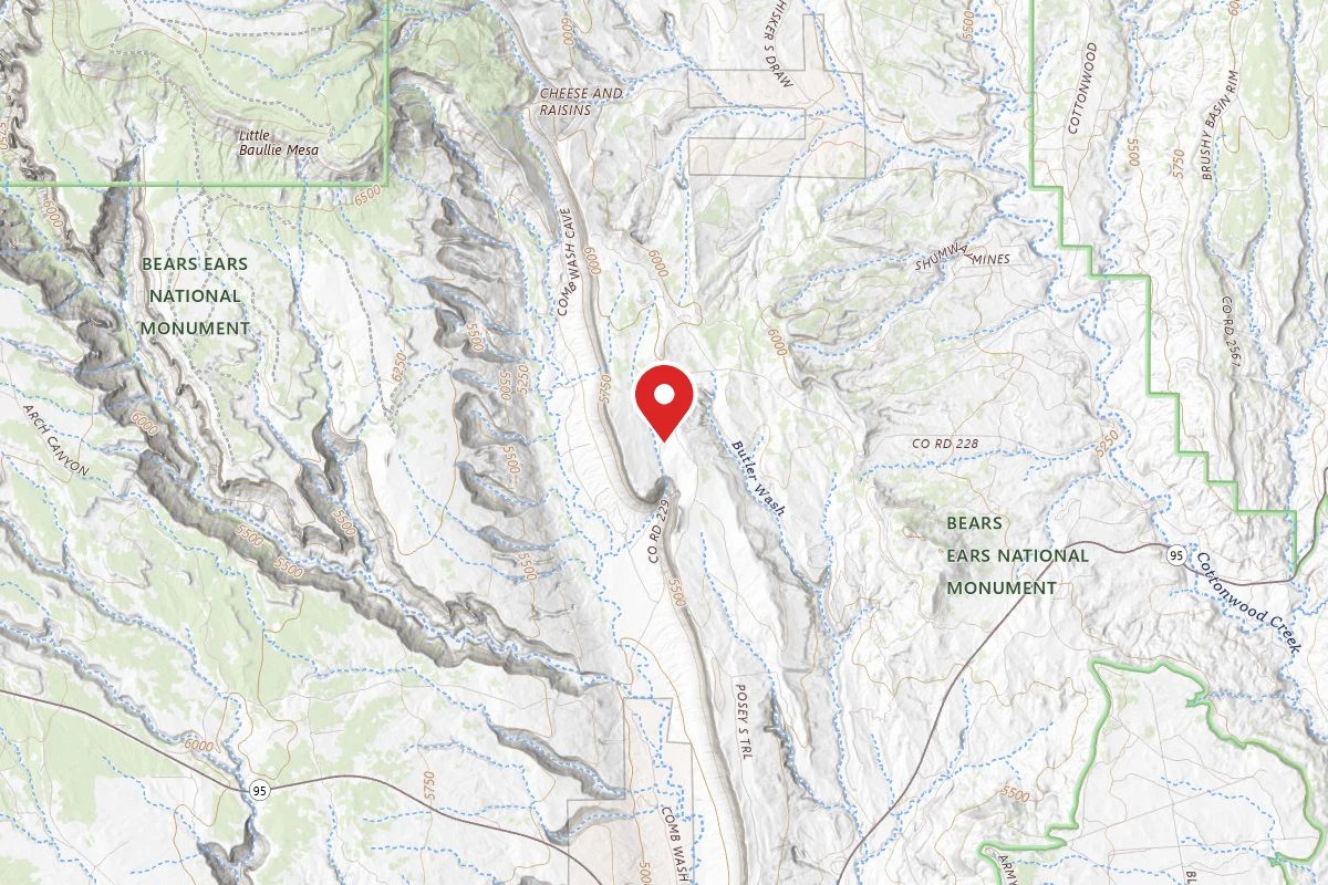 Dispersed Site near 37.5752, -109.6599