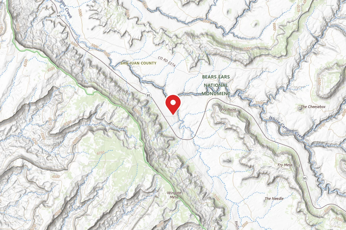 Fry Canyon Dispersed Campground