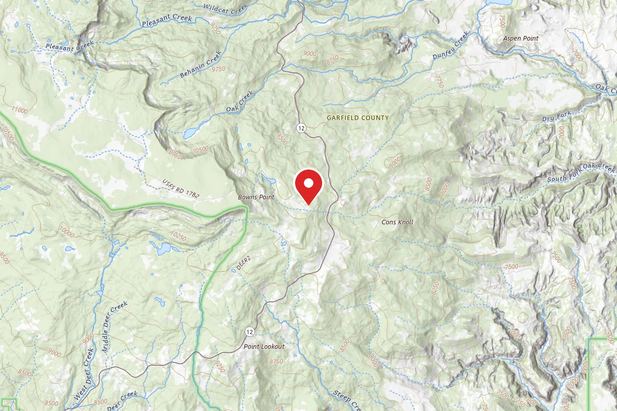 Dispersed Site near 38.0516, -111.3352