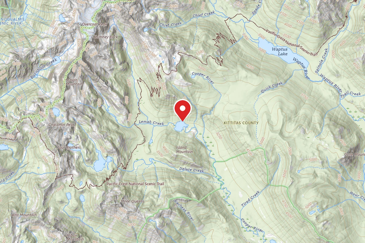 Pete Lake Backpacking Site