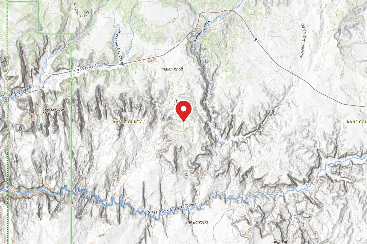 Dispersed Site near 37.2128, -112.8004