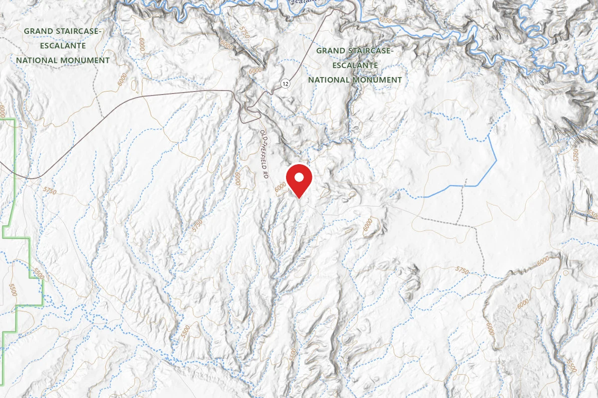 Dispersed Site near 37.7210, -111.4342