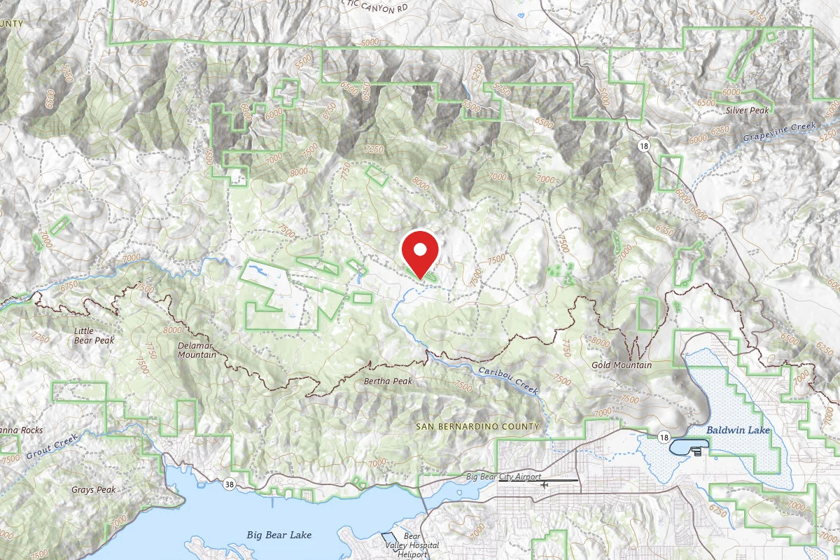 Dispersed Site near 34.3045, -116.8850