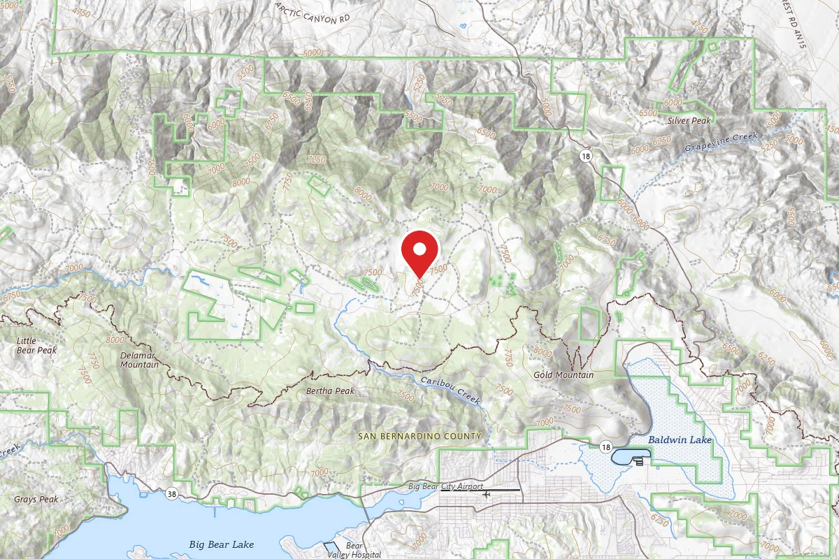Dispersed Site near 34.3066, -116.8710