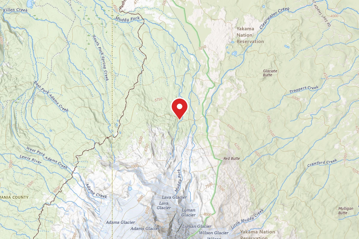 Dispersed Site near 46.2622, -121.4837