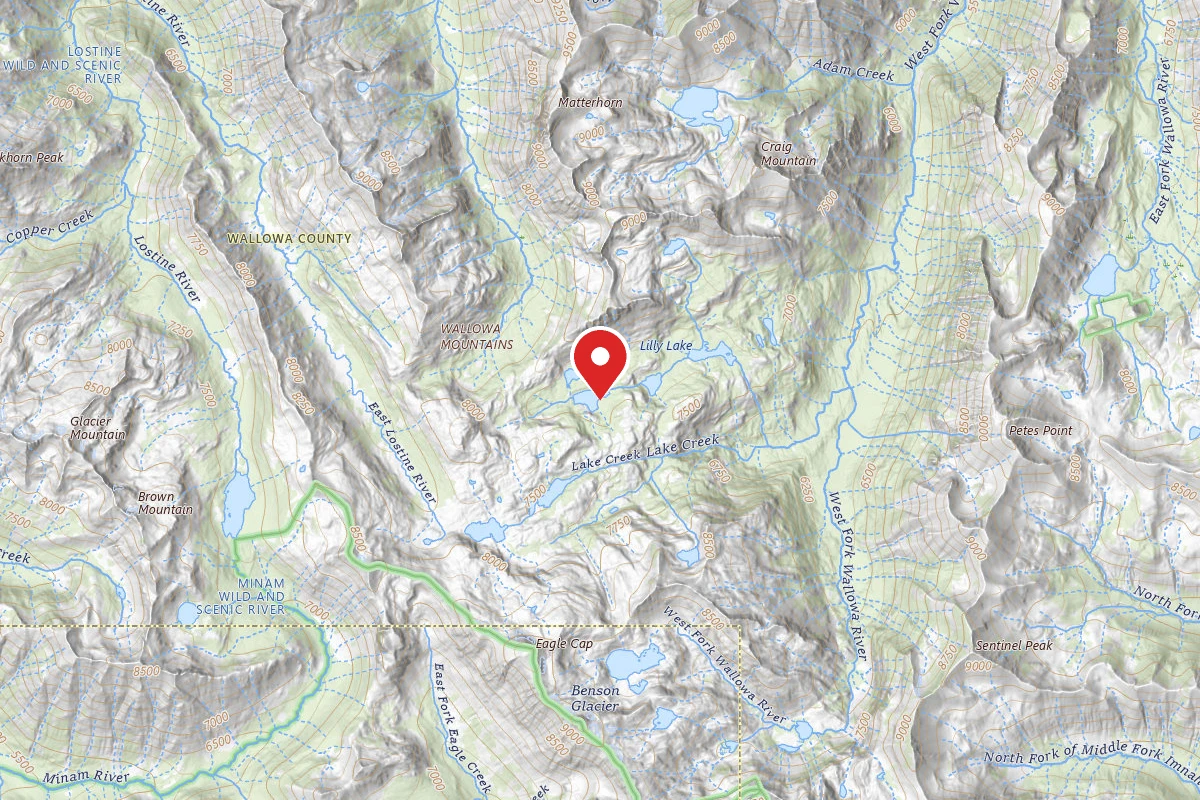 Dispersed Site near 45.1939, -117.2901