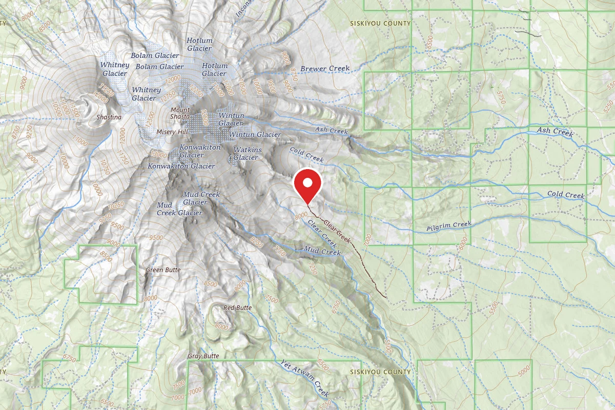 Dispersed Site near 41.3879, -122.1522