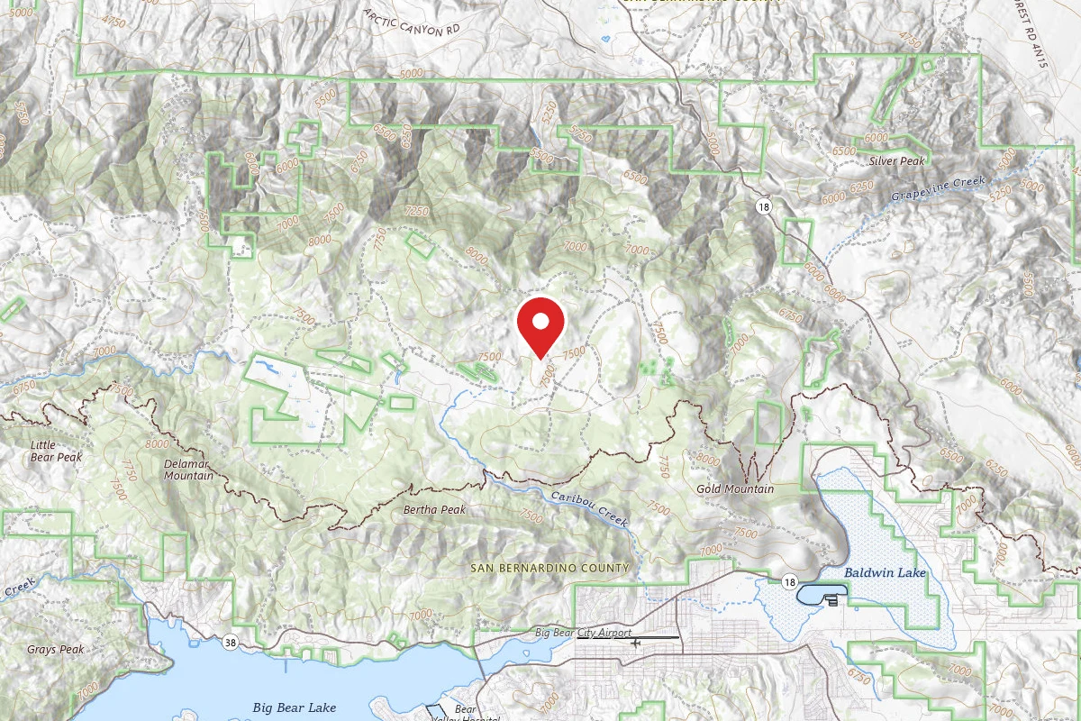 Dispersed Site near 34.3074, -116.8728