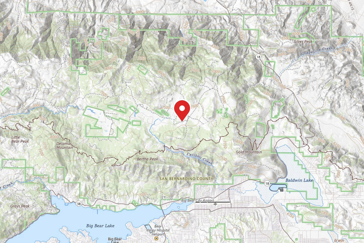 Dispersed Site near 34.3015, -116.8733