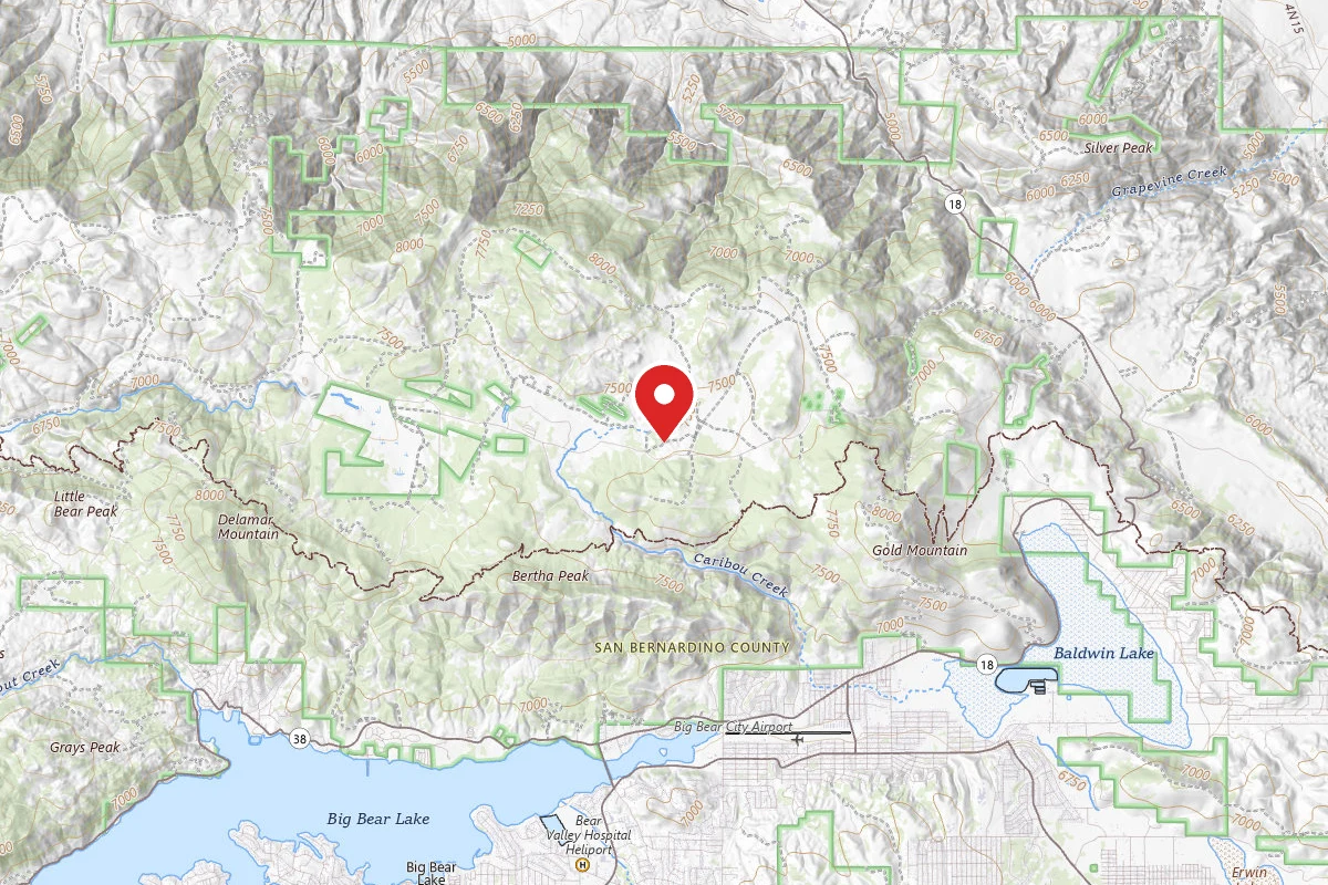 Dispersed Site near 34.3010, -116.8753