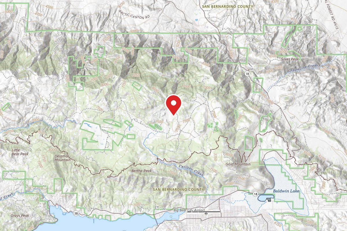 Dispersed Site near 34.3111, -116.8740