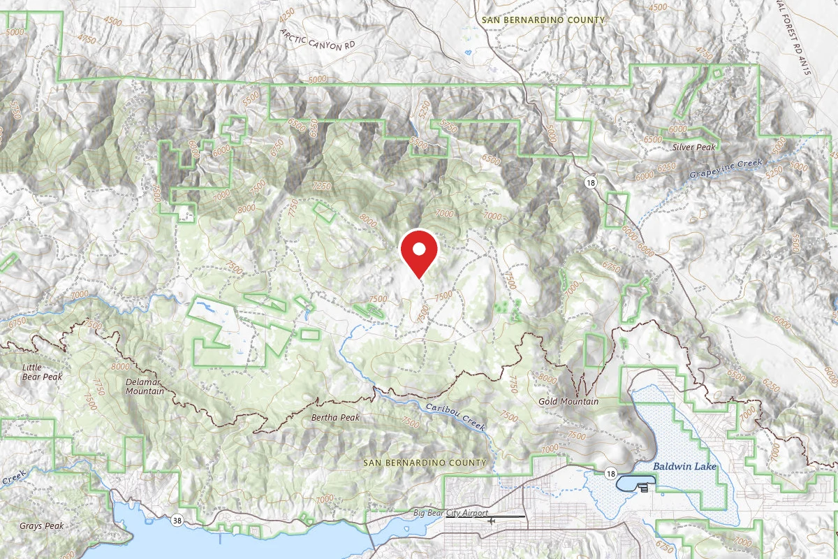 Dispersed Site near 34.3120, -116.8723