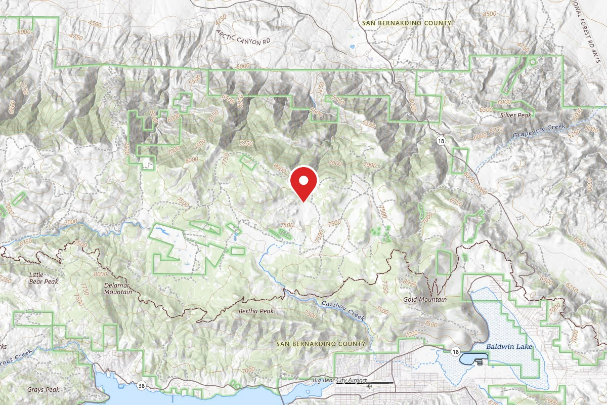 Dispersed Site near 34.3143, -116.8768