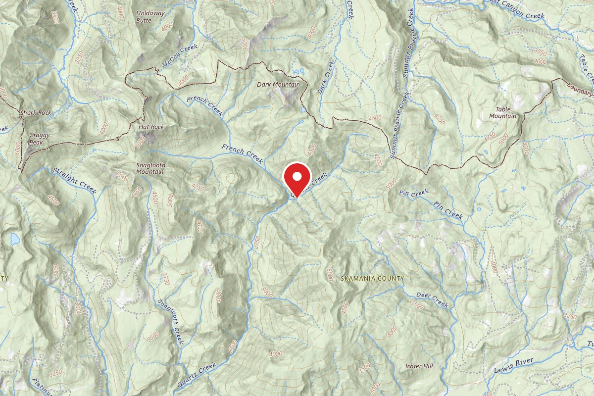 Quartz Creek Trail Backcountry Campsite