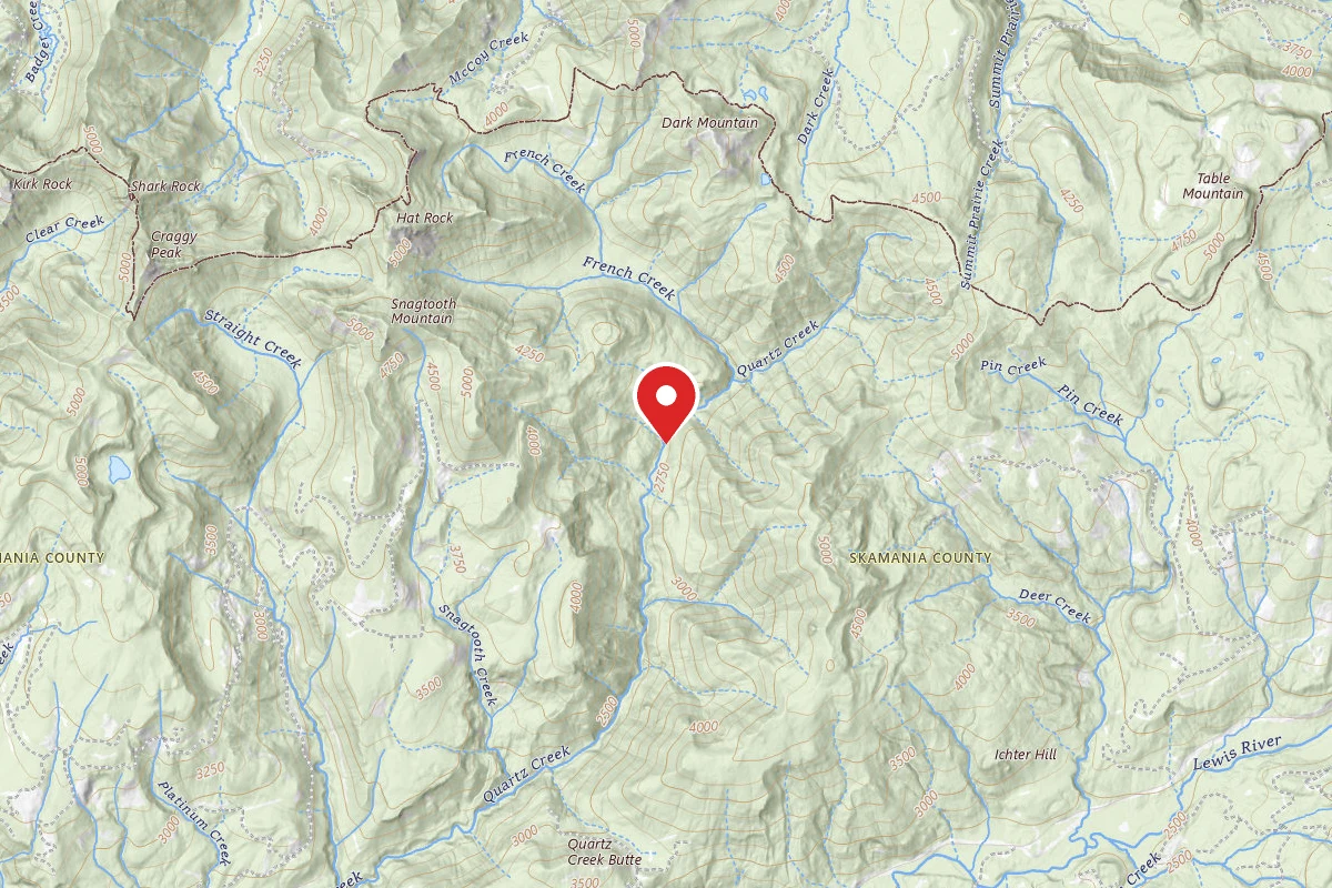 Quartz Creek Trail Backcountry Campsite
