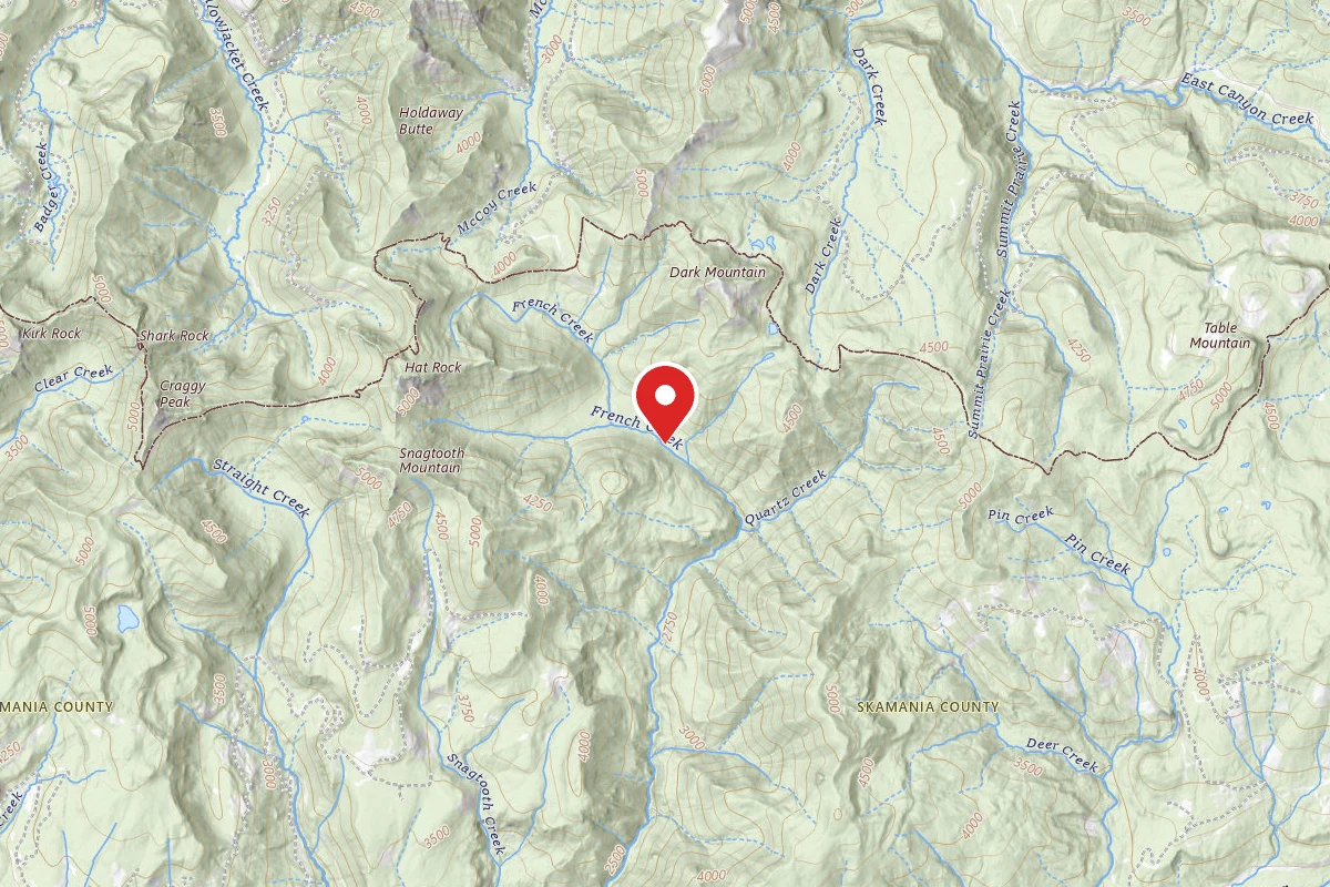Dispersed Site near 46.2594, -121.7784