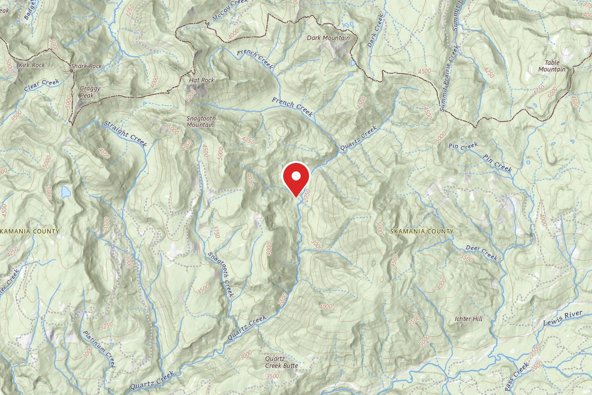 Quartz Creek Trail Backcountry Campsite