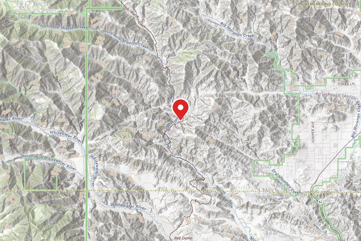 Dispersed Site near 34.0667, -116.6662