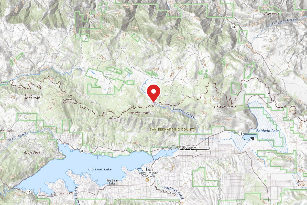 Dispersed Site near 34.2897, -116.8836