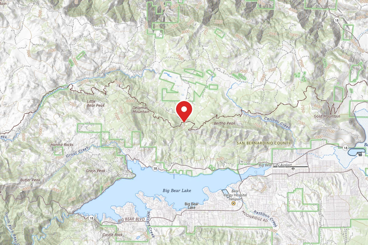 Dispersed Site near 34.2844, -116.9157