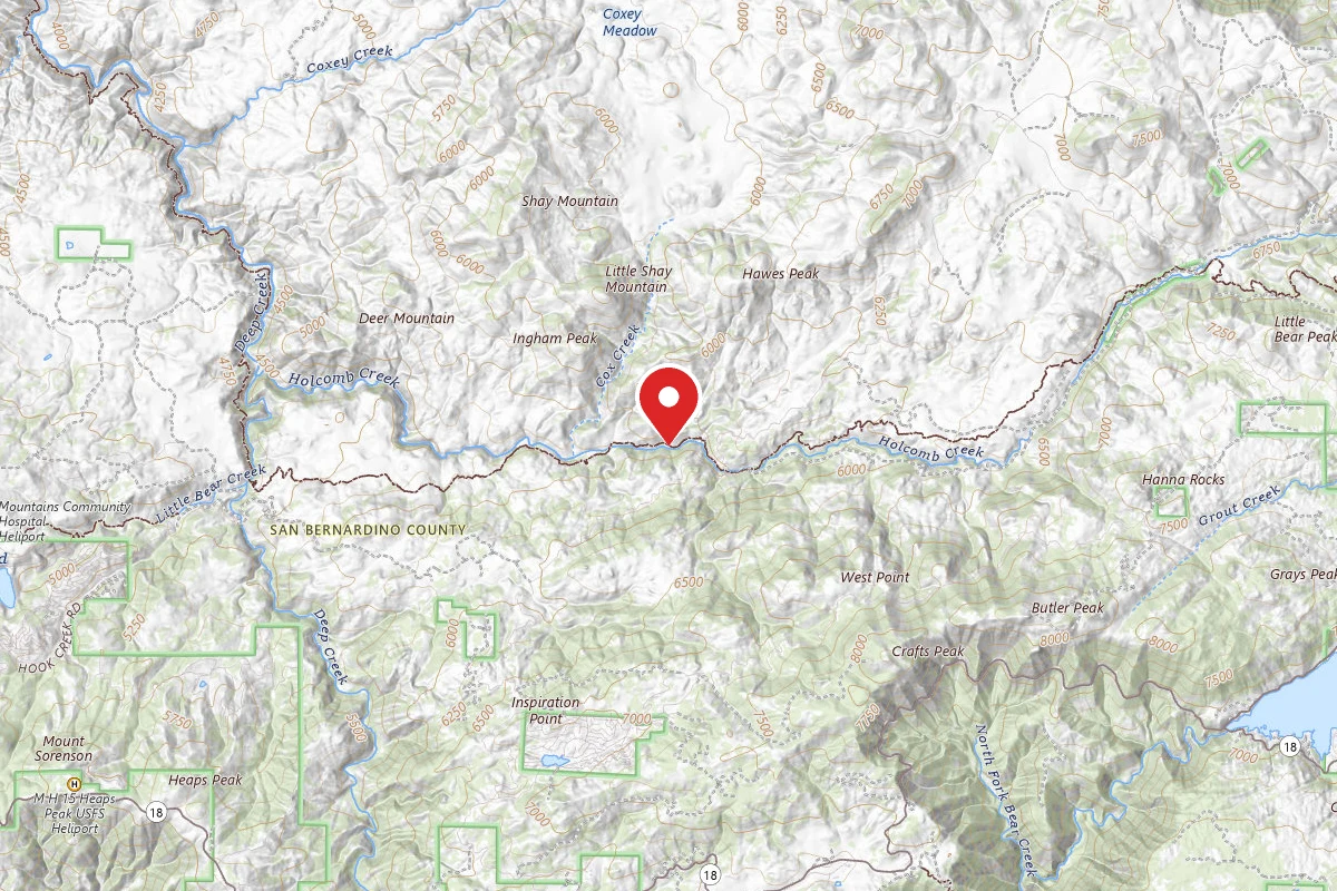 Dispersed Site near 34.2783, -117.0633