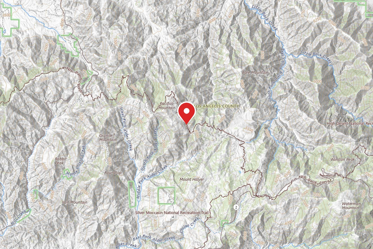 Dispersed Site near 34.3755, -118.0220